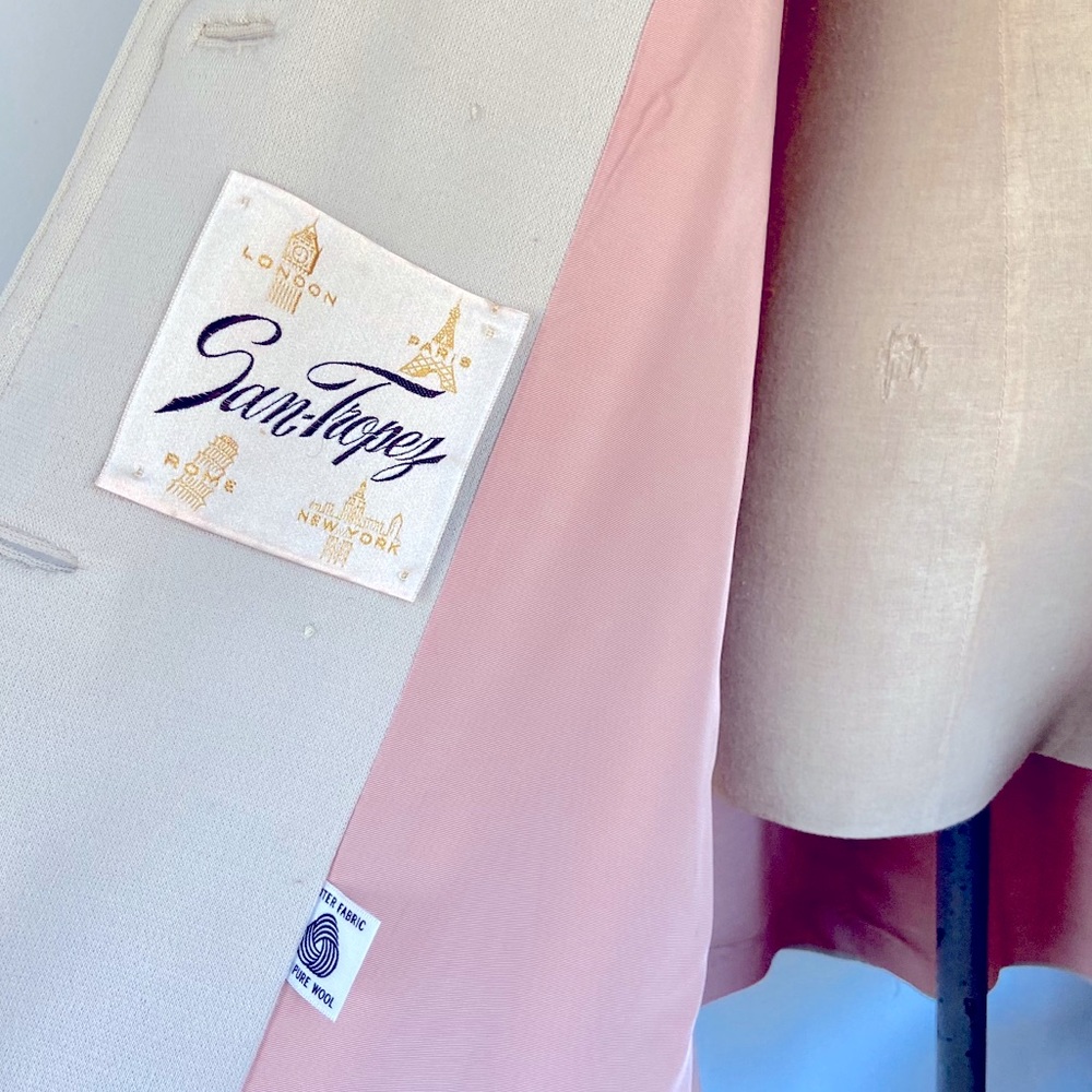 Vintage Button Down Wool Coat - image 5